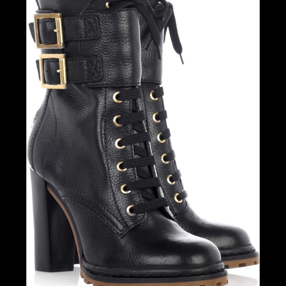 ISO Tory Burch lace up combat heels!